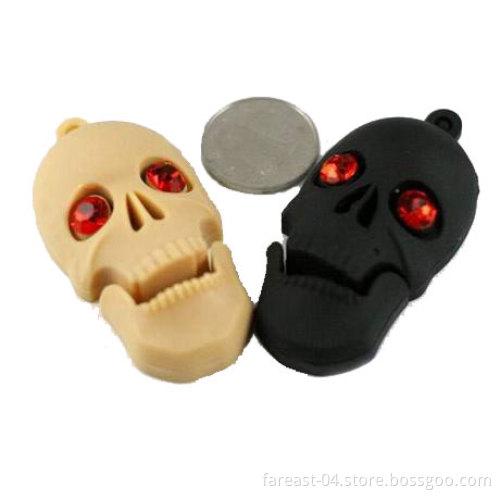 Halloween Gift Flash Memory Pendrive Skull USB Flash Drive